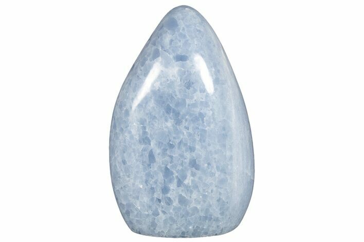 Polished, Free-Standing Blue Calcite - Madagascar #220341